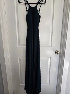 Morgan & Co - Ladder Back Halter Dress